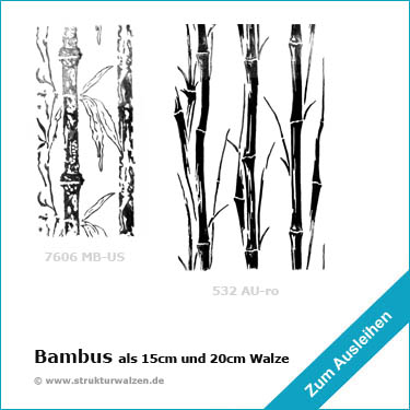 Bambus Wandmuster