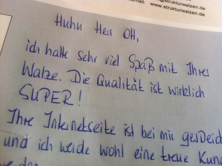 Feedback Kundenmeinung