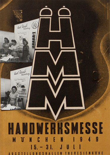 Handwerksmesse 1949 in München