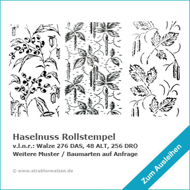 Haselnuss / Nussbaum-Muster