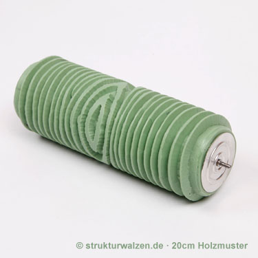 Holzmuster Gummiwalze 20cm