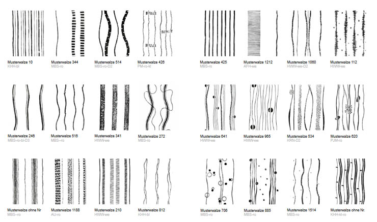 Linien- und Streifenmuster