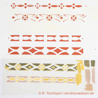 Mehrschlägige Schablone