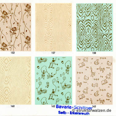 Musterkatalog für Wandmuster von BAVARIA Schiffner