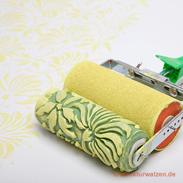 patterned paint rollers