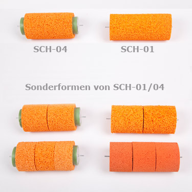 Speisewalzen Sonderformen