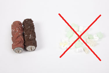 Styroporflocken ; Verpackungsflocken aus Polystyrol