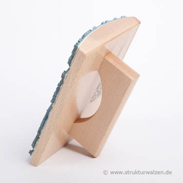 Individueller Wiegestempel aus Gummi/Holz